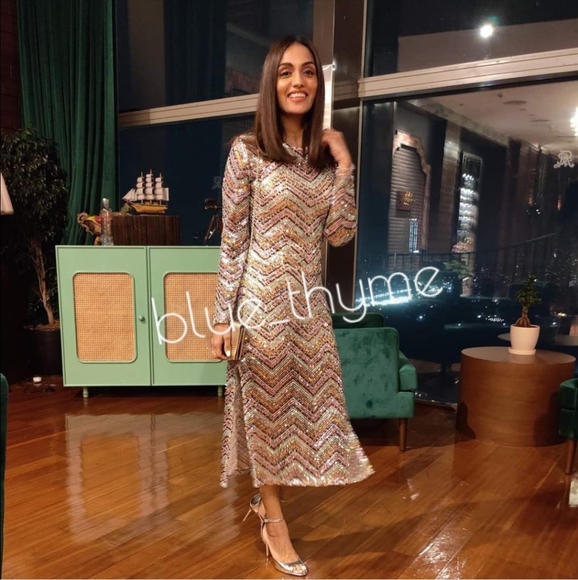 Zara SEQUIN Party Dress - Picture 1 of 3